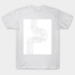 Mid century curved lines 2 T-Shirt